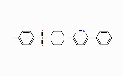 CAS No. 478077-49-5, 3-{4-[(4-Fluorophenyl)sulfonyl]piperazino}-6-phenylpyridazine