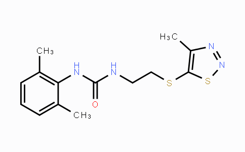 CAS No. 478077-56-4, N-(2,6-Dimethylphenyl)-N'-{2-[(4-methyl-1,2,3-thiadiazol-5-yl)sulfanyl]ethyl}urea