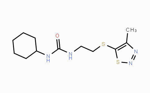 CAS No. 478077-57-5, N-Cyclohexyl-N'-{2-[(4-methyl-1,2,3-thiadiazol-5-yl)sulfanyl]ethyl}urea