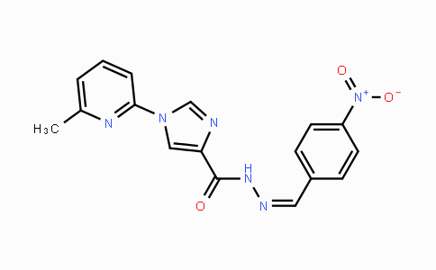 CAS No. 478077-74-6, 1-(6-Methyl-2-pyridinyl)-N'-[(Z)-(4-nitrophenyl)methylidene]-1H-imidazole-4-carbohydrazide