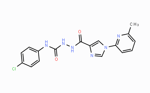 CAS No. 478077-76-8, N-(4-Chlorophenyl)-2-{[1-(6-methyl-2-pyridinyl)-1H-imidazol-4-yl]carbonyl}-1-hydrazinecarboxamide