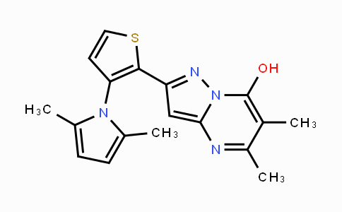 CAS No. 478077-97-3, 2-[3-(2,5-Dimethyl-1H-pyrrol-1-yl)-2-thienyl]-5,6-dimethylpyrazolo[1,5-a]pyrimidin-7-ol