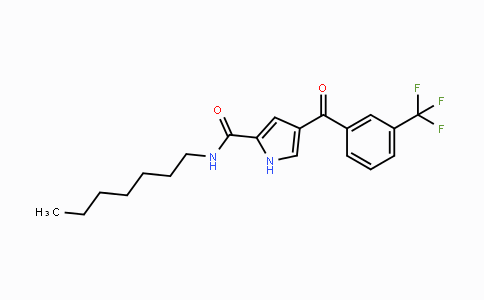 CAS No. 478078-19-2, N-Heptyl-4-[3-(trifluoromethyl)benzoyl]-1H-pyrrole-2-carboxamide