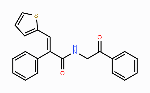 CAS No. 478078-54-5, (E)-N-(2-Oxo-2-phenylethyl)-2-phenyl-3-(2-thienyl)-2-propenamide
