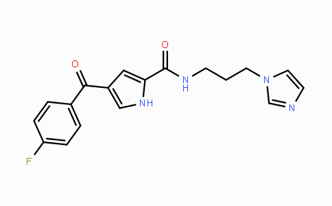 CAS No. 439111-52-1, 4-(4-Fluorobenzoyl)-N-[3-(1H-imidazol-1-yl)propyl]-1H-pyrrole-2-carboxamide