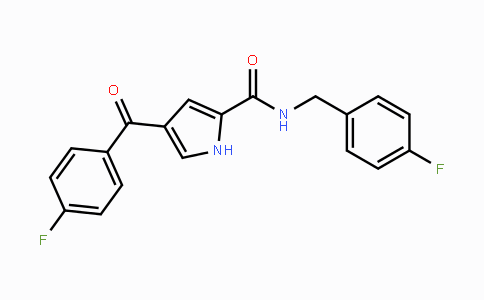 CAS No. 439111-59-8, 4-(4-Fluorobenzoyl)-N-(4-fluorobenzyl)-1H-pyrrole-2-carboxamide