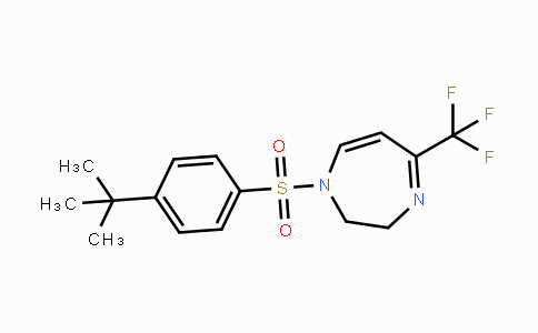 CAS No. 478078-94-3, 1-{[4-(tert-Butyl)phenyl]sulfonyl}-5-(trifluoromethyl)-2,3-dihydro-1H-1,4-diazepine