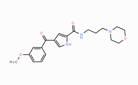 CAS No. 478079-03-7, 4-(3-Methoxybenzoyl)-N-(3-morpholinopropyl)-1H-pyrrole-2-carboxamide