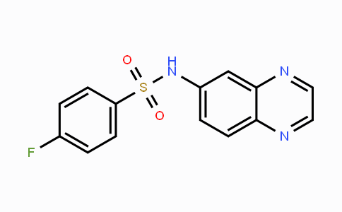 CAS No. 478079-12-8, 4-Fluoro-N-(6-quinoxalinyl)benzenesulfonamide