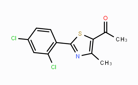 CAS No. 1211847-16-3, 1-[2-(2,4-Dichlorophenyl)-4-methyl-1,3-thiazol-5-yl]-1-ethanone