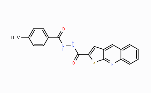 CAS No. 478079-40-2, N'-(4-Methylbenzoyl)thieno[2,3-b]quinoline-2-carbohydrazide