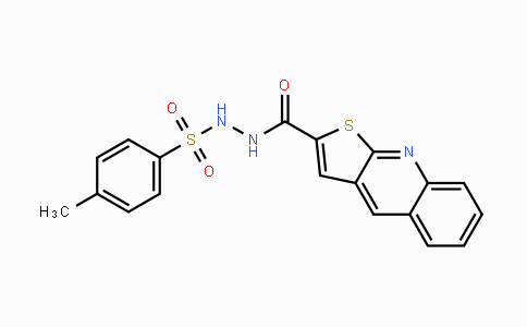 CAS No. 692260-12-1, 4-Methyl-N'-(thieno[2,3-b]quinolin-2-ylcarbonyl)benzenesulfonohydrazide