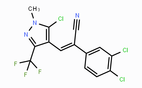 CAS No. 477762-21-3, (Z)-3-[5-Chloro-1-methyl-3-(trifluoromethyl)-1H-pyrazol-4-yl]-2-(3,4-dichlorophenyl)-2-propenenitrile