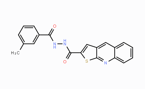 CAS No. 478079-53-7, N'-(3-Methylbenzoyl)thieno[2,3-b]quinoline-2-carbohydrazide