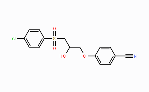 CAS No. 478079-79-7, 4-{3-[(4-Chlorophenyl)sulfonyl]-2-hydroxypropoxy}benzenecarbonitrile