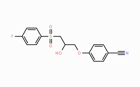 CAS No. 478079-84-4, 4-{3-[(4-Fluorophenyl)sulfonyl]-2-hydroxypropoxy}benzenecarbonitrile