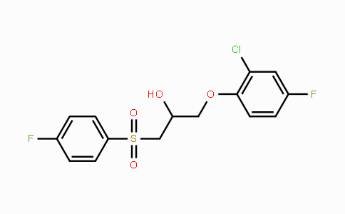 CAS No. 478079-85-5, 1-(2-Chloro-4-fluorophenoxy)-3-[(4-fluorophenyl)sulfonyl]-2-propanol