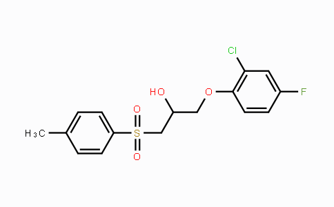 CAS No. 478079-86-6, 1-(2-Chloro-4-fluorophenoxy)-3-[(4-methylphenyl)sulfonyl]-2-propanol