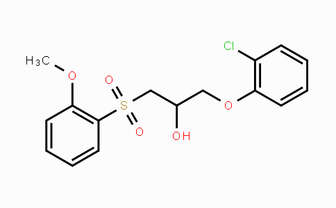 CAS No. 478079-90-2, 1-(2-Chlorophenoxy)-3-[(2-methoxyphenyl)sulfonyl]-2-propanol