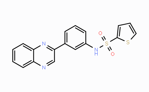 CAS No. 866131-48-8, N-[3-(2-Quinoxalinyl)phenyl]-2-thiophenesulfonamide