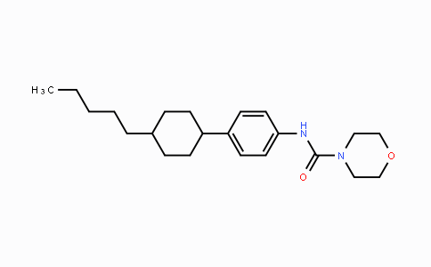 CAS No. 866131-94-4, N-[4-(4-Pentylcyclohexyl)phenyl]-4-morpholinecarboxamide