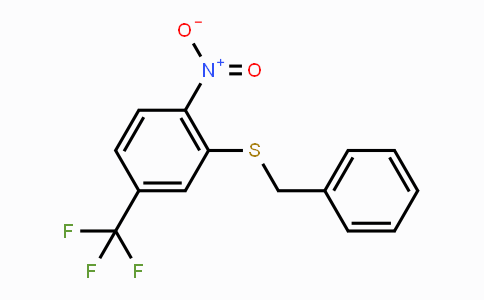 CAS No. 866132-57-2, Benzyl 2-nitro-5-(trifluoromethyl)phenyl sulfide