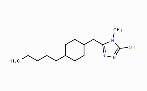CAS No. 866132-83-4, 4-Methyl-5-[(4-pentylcyclohexyl)methyl]-4H-1,2,4-triazole-3-thiol