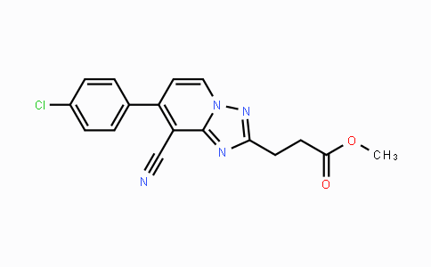 866133-35-9 | Methyl 3-[7-(4-chlorophenyl)-8-cyano[1,2,4]triazolo[1,5-a]pyridin-2-yl]propanoate