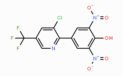 CAS No. 1400872-33-4, 4-[3-Chloro-5-(trifluoromethyl)pyridin-2-yl]-2,6-dinitrophenol