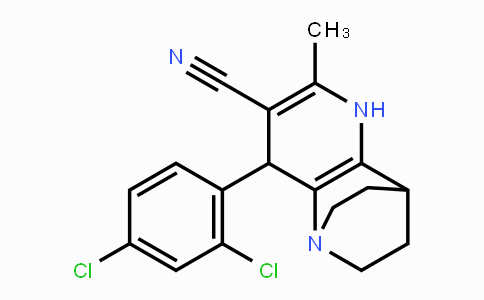 CAS No. 866134-70-5, 3-(2,4-Dichlorophenyl)-5-methyl-1,6-diazatricyclo[6.2.2.0~2,7~]dodeca-2(7),4-diene-4-carbonitrile