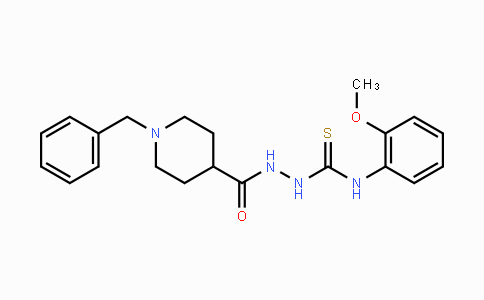 CAS No. 866134-72-7, 2-[(1-Benzyl-4-piperidinyl)carbonyl]-N-(2-methoxyphenyl)-1-hydrazinecarbothioamide