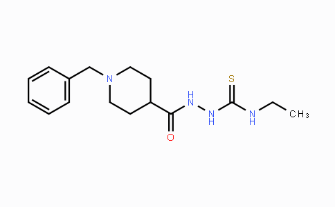 CAS No. 866134-74-9, 2-[(1-Benzyl-4-piperidinyl)carbonyl]-N-ethyl-1-hydrazinecarbothioamide