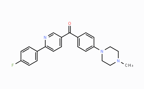 CAS No. 866135-80-0, [6-(4-Fluorophenyl)-3-pyridinyl][4-(4-methylpiperazino)phenyl]methanone