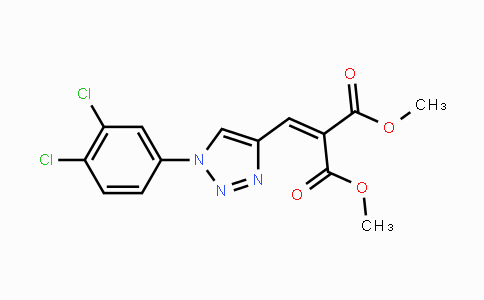 CAS No. 866135-82-2, Dimethyl 2-{[1-(3,4-dichlorophenyl)-1H-1,2,3-triazol-4-yl]methylene}malonate