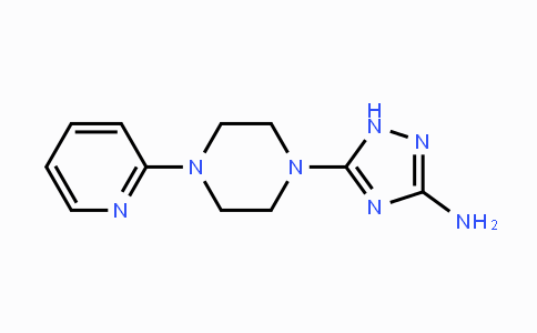 CAS No. 118630-18-5, 5-[4-(2-Pyridinyl)piperazino]-1H-1,2,4-triazol-3-ylamine
