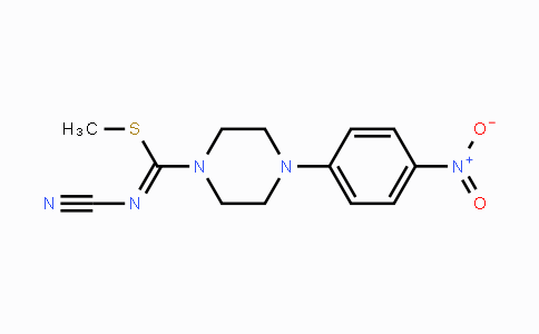 CAS No. 339021-28-2, Methyl N-cyano-4-(4-nitrophenyl)tetrahydro-1(2H)-pyrazinecarbimidothioate