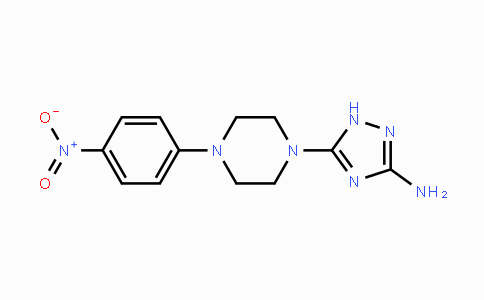 CAS No. 339021-30-6, 5-[4-(4-Nitrophenyl)piperazino]-1H-1,2,4-triazol-3-amine