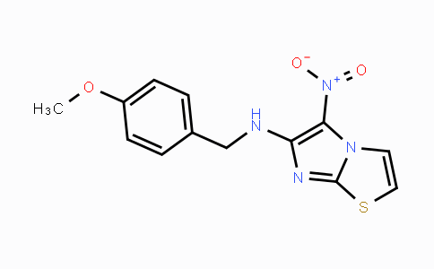 CAS No. 339021-37-3, N-(4-Methoxybenzyl)-5-nitroimidazo[2,1-b][1,3]thiazol-6-amine