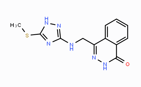 CAS No. 305368-16-5, 4-({[5-(Methylsulfanyl)-1H-1,2,4-triazol-3-yl]amino}methyl)-1(2H)-phthalazinone