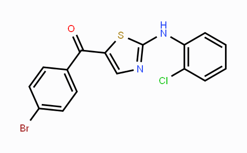 CAS No. 339022-37-6, (4-Bromophenyl)[2-(2-chloroanilino)-1,3-thiazol-5-yl]methanone