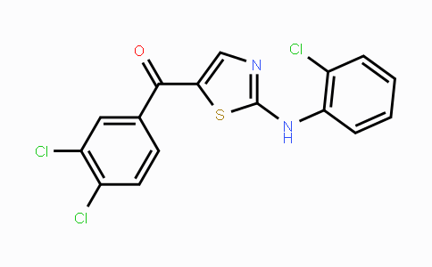 CAS No. 339022-39-8, [2-(2-Chloroanilino)-1,3-thiazol-5-yl](3,4-dichlorophenyl)methanone
