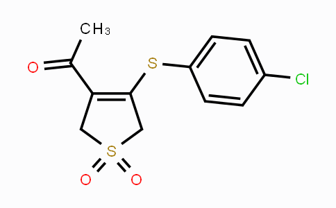CAS No. 339022-63-8, 3-Acetyl-4-[(4-chlorophenyl)sulfanyl]-2,5-dihydro-1H-1lambda~6~-thiophene-1,1-dione