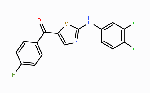 CAS No. 339022-92-3, [2-(3,4-Dichloroanilino)-1,3-thiazol-5-yl](4-fluorophenyl)methanone