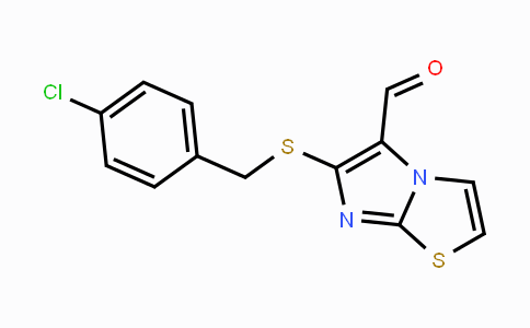 CAS No. 339023-13-1, 6-[(4-Chlorobenzyl)sulfanyl]imidazo[2,1-b][1,3]thiazole-5-carbaldehyde