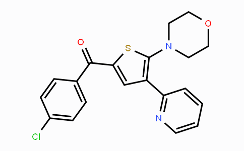 CAS No. 339023-17-5, (4-Chlorophenyl)[5-morpholino-4-(2-pyridinyl)-2-thienyl]methanone