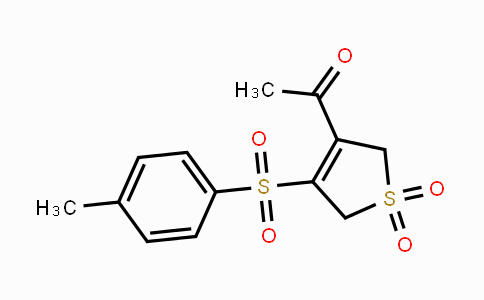 CAS No. 339023-21-1, 3-Acetyl-4-[(4-methylphenyl)sulfonyl]-2,5-dihydro-1H-1lambda~6~-thiophene-1,1-dione