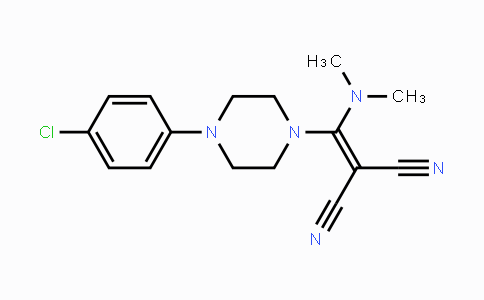 CAS No. 339023-35-7, 2-[[4-(4-Chlorophenyl)piperazino](dimethylamino)methylene]malononitrile