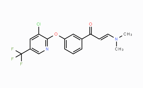 CAS No. 339023-71-1, 1-(3-{[3-Chloro-5-(trifluoromethyl)-2-pyridinyl]oxy}phenyl)-3-(dimethylamino)-2-propen-1-one