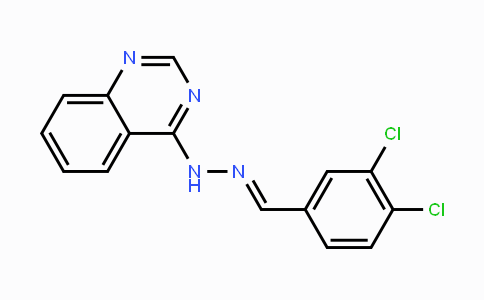 CAS No. 339025-76-2, 3,4-Dichlorobenzenecarbaldehyde N-(4-quinazolinyl)hydrazone
