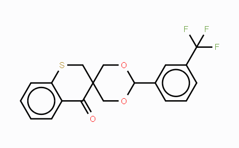 CAS No. 339028-94-3, 3,3-Bis(Hydroxymethyl)-2,3-dihydro-4H-thiochromen-4-one 3-(trifluoromethyl)benzaldehyde acetal